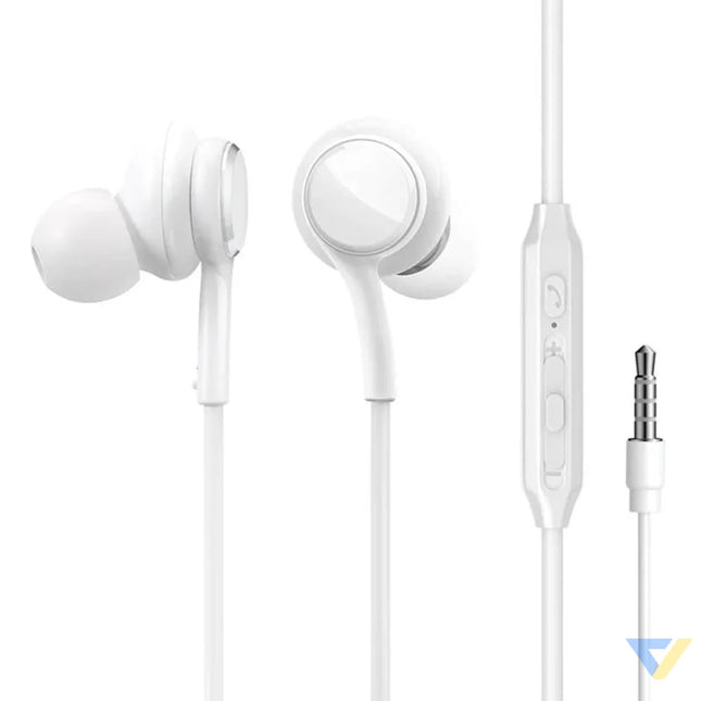Wired Earphones JR EW02 Half in Ear (White) Wired