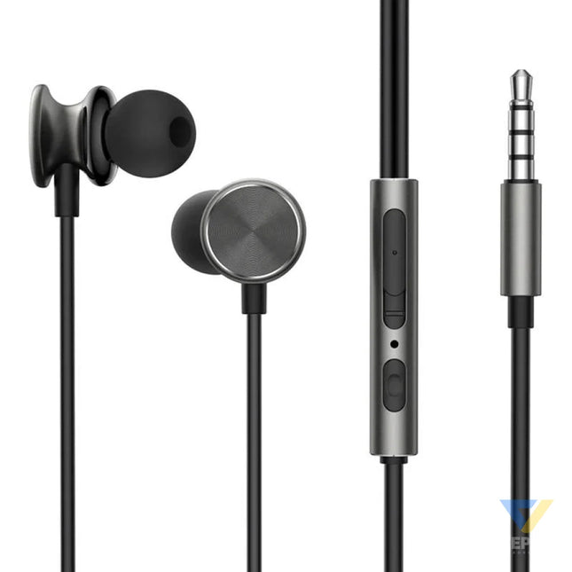 Wired Earphones JR EW03 Half in Ear (Dark Grey) Wired