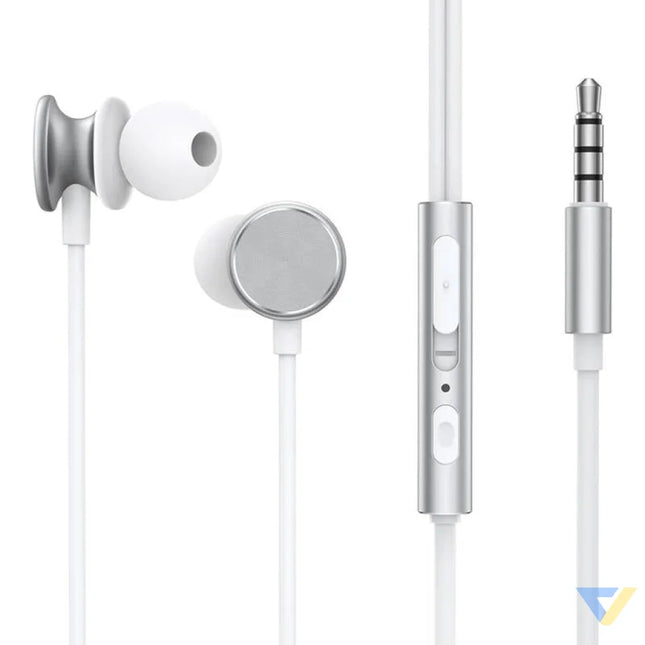 Wired Earphones JR EW03 Half in Ear (Silver) Wired