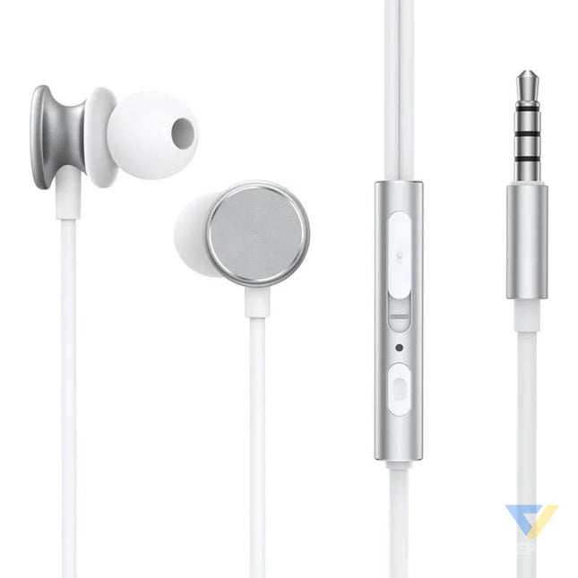 Wired Earphones JR EW03 Half in Ear (Silver) Wired