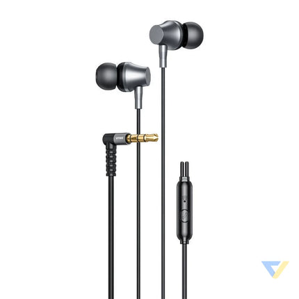 Wired in ear headphones VFAN M17 3.5mm jack (black) Wired