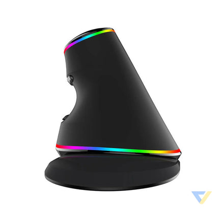 Wired Vertical Mouse Delux M618Plus 4000DPI RGB Vertical mice