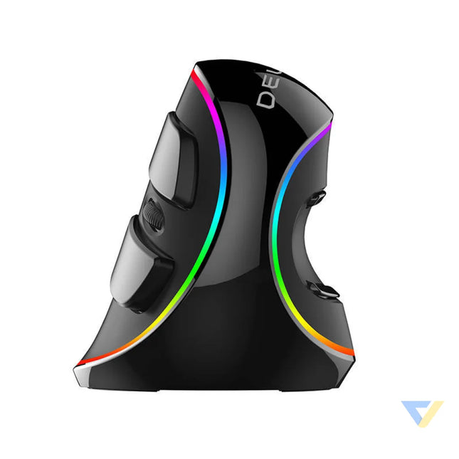 Wired Vertical Mouse Delux M618Plus 4000DPI RGB Vertical mice