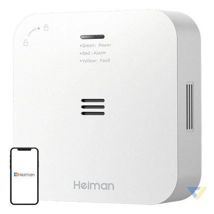 Wireless Alarm CO Heiman HM 720ES W Interlinked Sensors