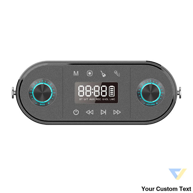 Wireless Bluetooth Speaker W KING H10 S 80W + microphone (black) Bluetooth portable speakers