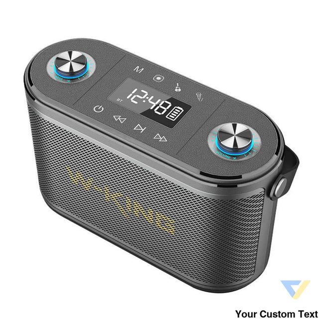 Wireless Bluetooth Speaker W KING H10 S 80W + microphone (black) Bluetooth portable speakers