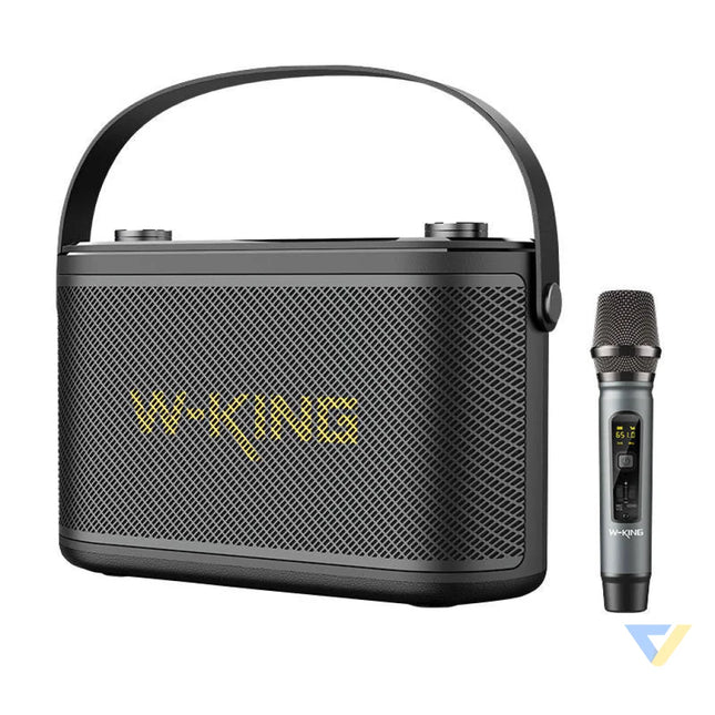 Wireless Bluetooth Speaker W KING H10 S 80W + microphone (black) Bluetooth portable speakers