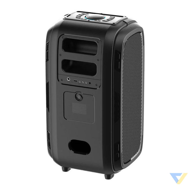 Wireless Bluetooth Speaker W KING T9 Pro 120W + 2 microphones (black) Bluetooth portable speakers