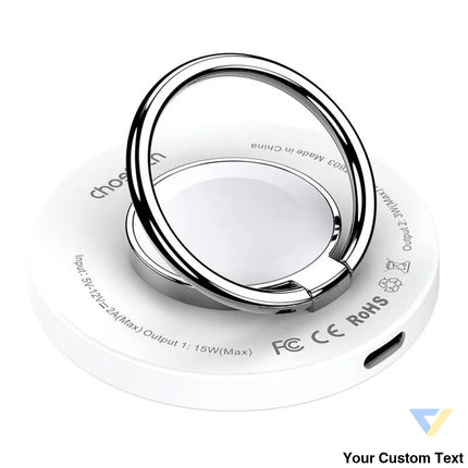 Wireless charger 2 in 1 Choetech T603 F holder (white) Wireless chargers