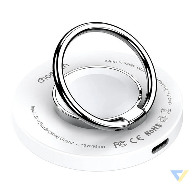 Wireless charger 2 in 1 Choetech T603 F holder (white) Wireless chargers