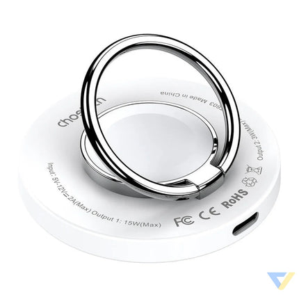 Wireless charger 2 in 1 Choetech T603 F holder (white) Wireless chargers