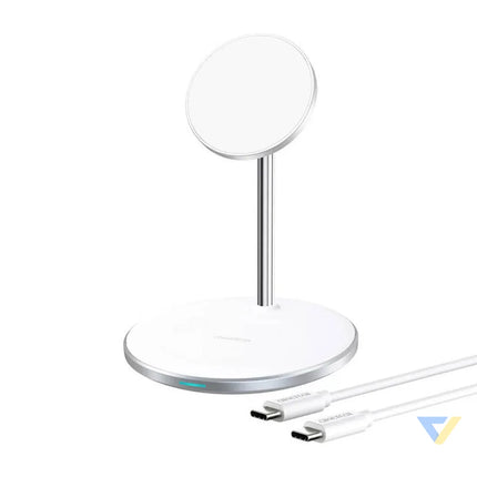 Wireless charger Choetech T581 F with stand (white) Wireless chargers