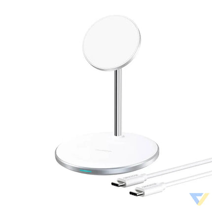 Wireless charger Choetech T581 F with stand (white) Wireless chargers