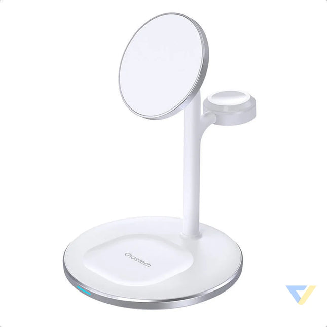 Wireless charger Choetech with stand 2in1 (white) Wireless chargers