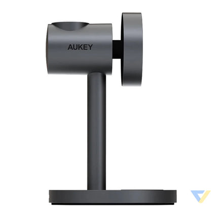 Wireless charger MagFusion 3 in 1 Aukey LC MC311 15W Qi2 (gray) Wireless chargers