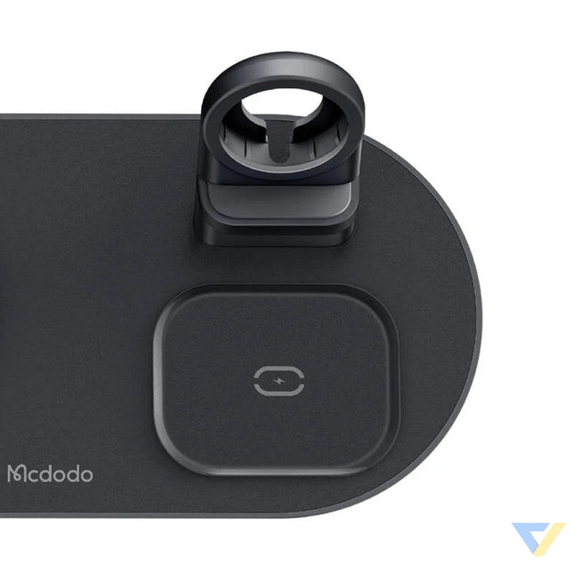 Wireless Charger Mcdodo CH 7061 3 in 1 15W (mobile/TWS/Apple watch) (black) Car chargers
