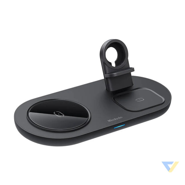 Wireless Charger Mcdodo CH 7061 3 in 1 15W (mobile/TWS/Apple watch) (black) Car chargers