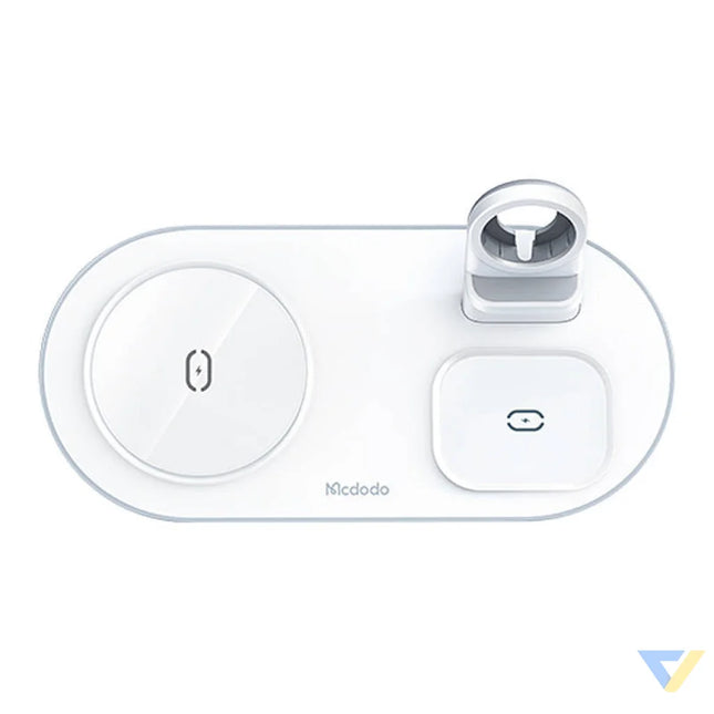 Wireless Charger Mcdodo CH 7062 3 in 1 15W (mobile/TWS/Apple watch) (white) Car chargers