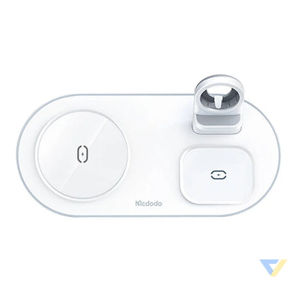 Wireless Charger Mcdodo CH 7062 3 in 1 15W (mobile/TWS/Apple watch) (white) Car chargers
