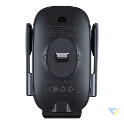 Wireless Charging Car Mount Baseus MilkyWay Pro 15W (black) Phone holders