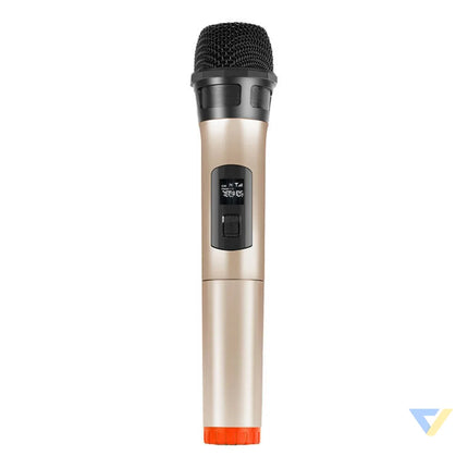 Wireless dynamic microphone UHF PULUZ PU628J 3.5mm (gold) Lavalier