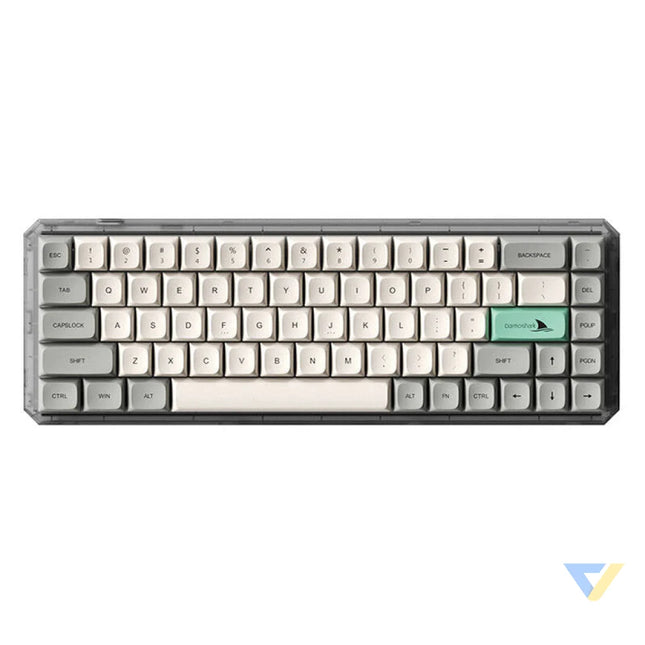 Wireless gaming keyboard Darmoshark K5 Light luxury version yellow switch Wired