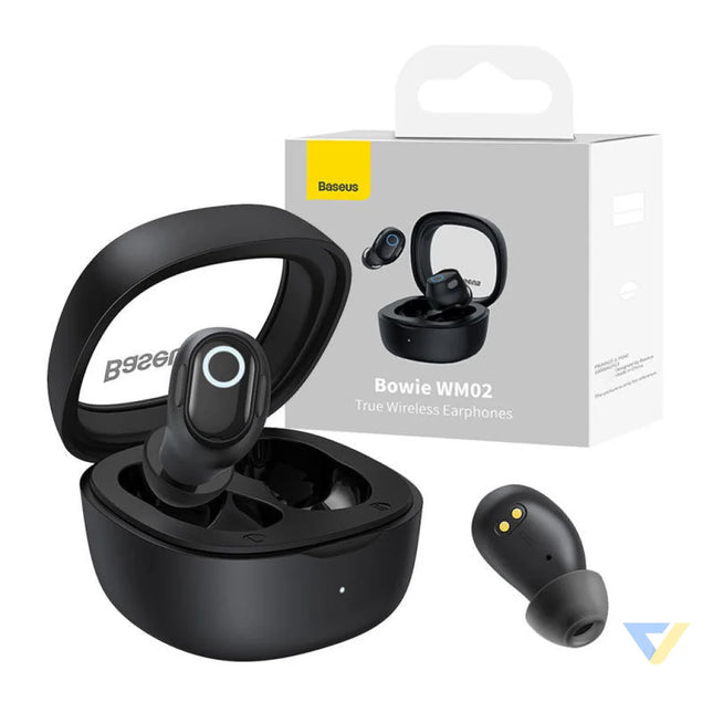 Wireless headphones Baseus Bowie WM02 TWS Bluetooth 5.0 (black) TWS