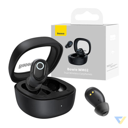 Wireless headphones Baseus Bowie WM02 TWS Bluetooth 5.0 (black) TWS