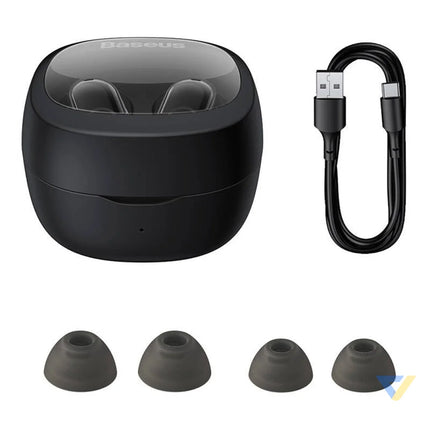 Wireless headphones Baseus Bowie WM02 TWS Bluetooth 5.0 (black) OS TWS