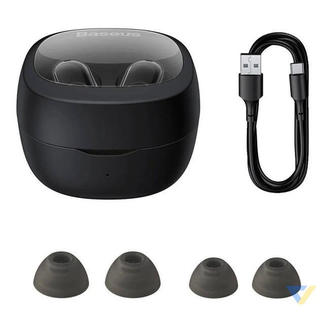 Wireless headphones Baseus Bowie WM02 TWS Bluetooth 5.0 (black) OS TWS