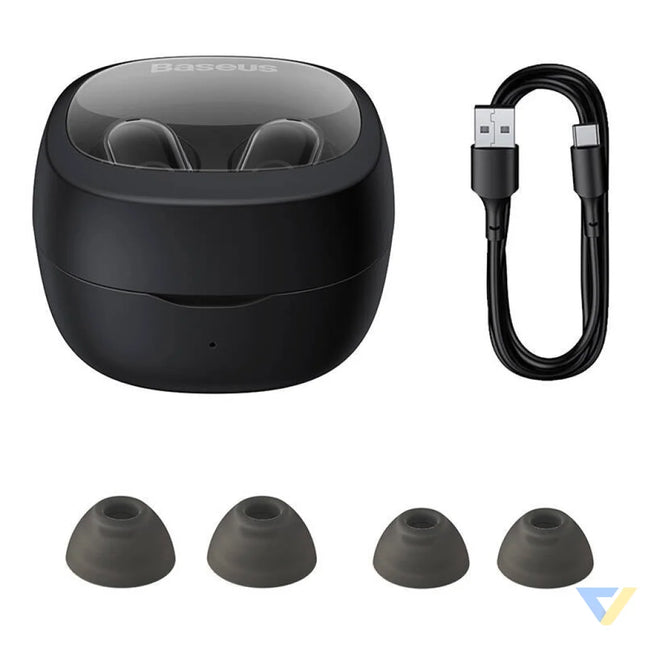 Wireless headphones Baseus Bowie WM02 TWS Bluetooth 5.0 (black) OS TWS