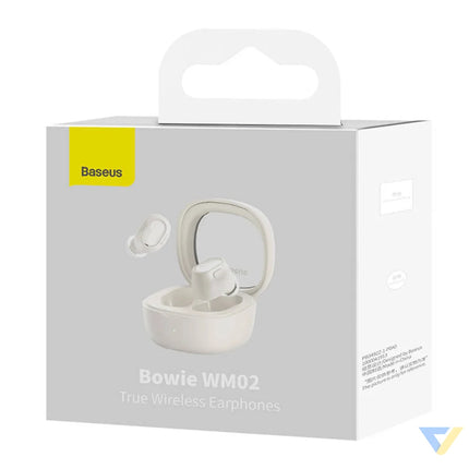 Wireless headphones Baseus Bowie WM02 TWS Bluetooth 5.0 (white) TWS
