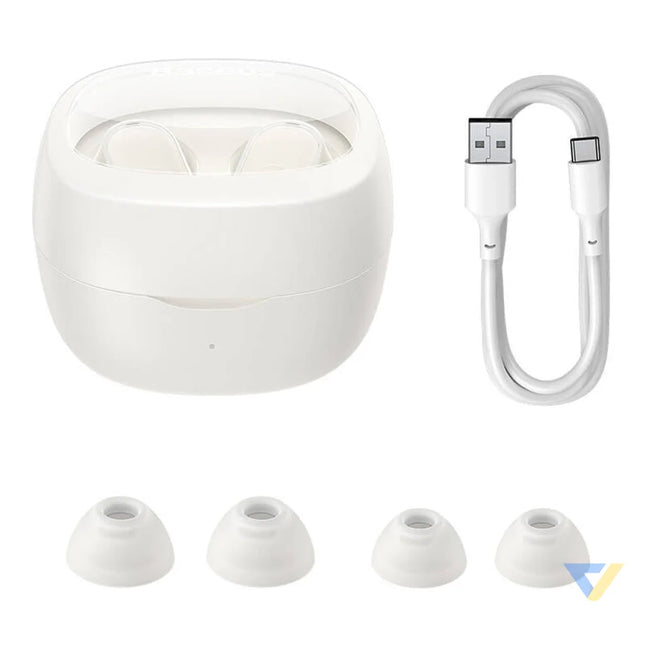 Wireless headphones Baseus Bowie WM02 TWS Bluetooth 5.0 (white) OS TWS