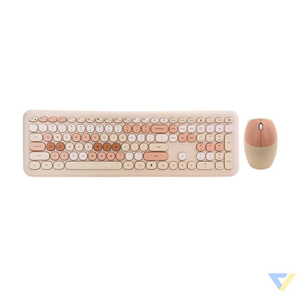 Wireless keyboard + mouse set MOFII 666 2.4G (beige) Sets