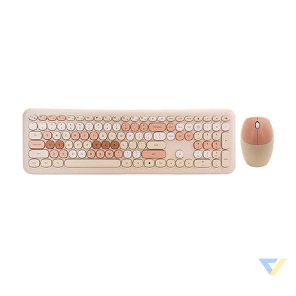 Wireless keyboard + mouse set MOFII 666 2.4G (beige) Sets