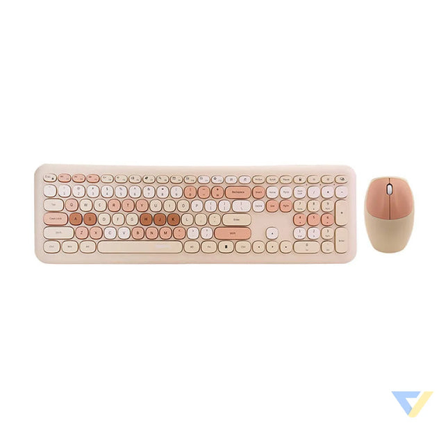 Wireless keyboard + mouse set MOFII 666 2.4G (beige) Sets