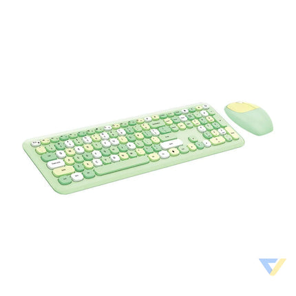 Wireless keyboard + mouse set MOFII 666 2.4G (Green) Sets