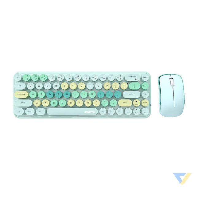 Wireless keyboard + mouse set MOFII Bean 2.4G (Green) Sets