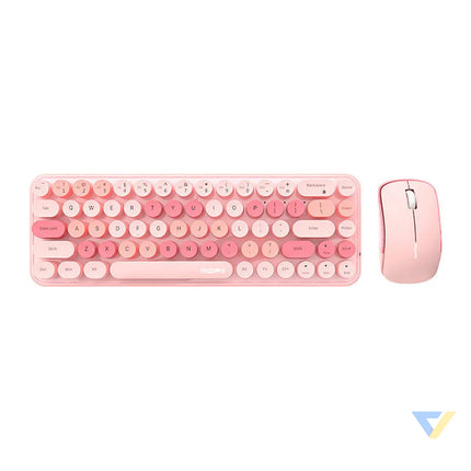 Wireless keyboard + mouse set MOFII Bean 2.4G (Pink) Sets