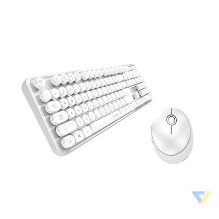Wireless keyboard + mouse set MOFII Sweet 2.4G (white) Sets