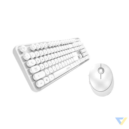 Wireless keyboard + mouse set MOFII Sweet 2.4G (white) Sets