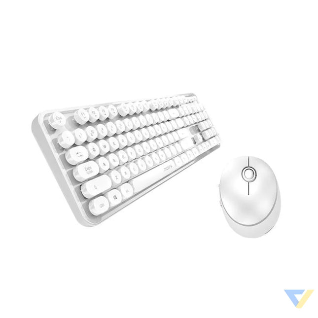 Wireless keyboard + mouse set MOFII Sweet 2.4G (white) Sets