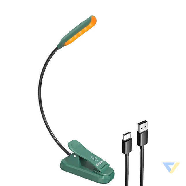 Wireless lamp Glocusent mini GLCSNTBL102G clip on book light USB C Green Others