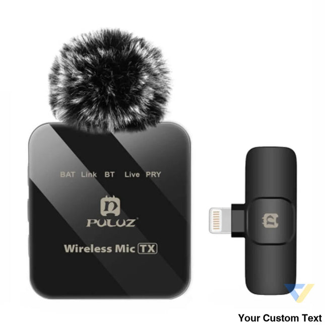 Wireless Lavalier Microphone PULUZ PU647B (lightning) Lavalier