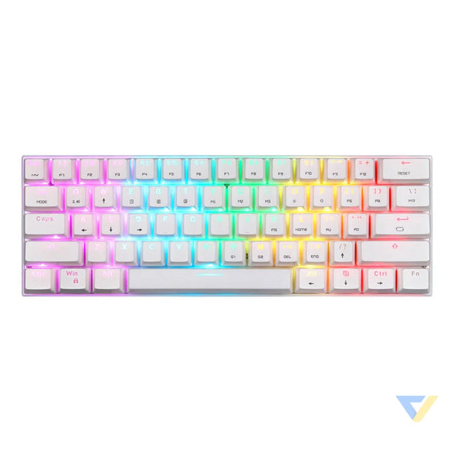 Wireless mechanical keyboard Motospeed SK62 White (blue switch) Wireless