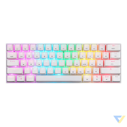 Wireless mechanical keyboard Motospeed SK62 White (blue switch) Wireless