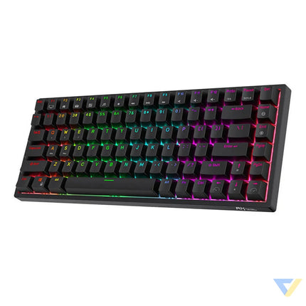 Wireless mechanical keyboard Royal Kludge RK84 RGB Brown switch (black) Wireless