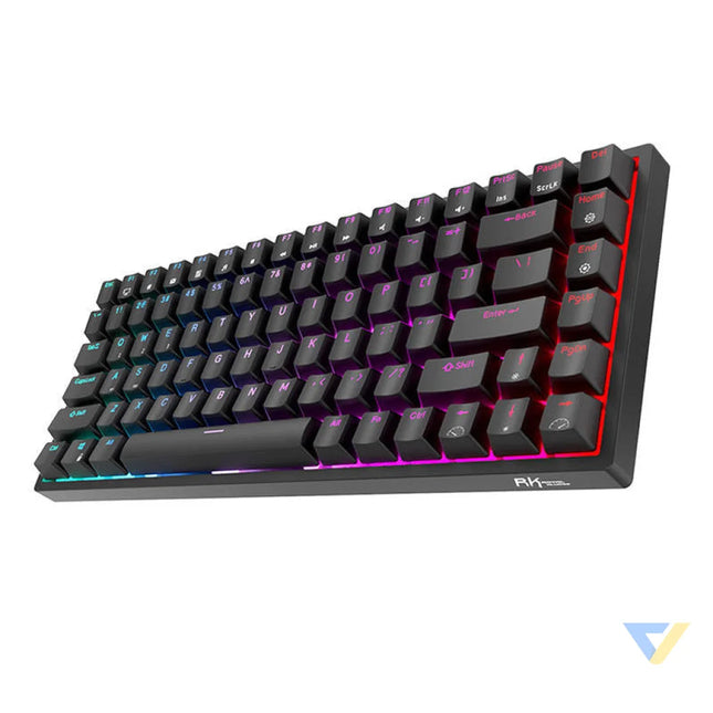 Wireless mechanical keyboard Royal Kludge RK84 RGB Red switch (black) Wired
