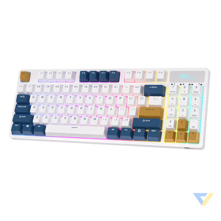 Wireless mechanical keyboard Royal Kludge RK89 RGB Lemon switch (white) Wireless