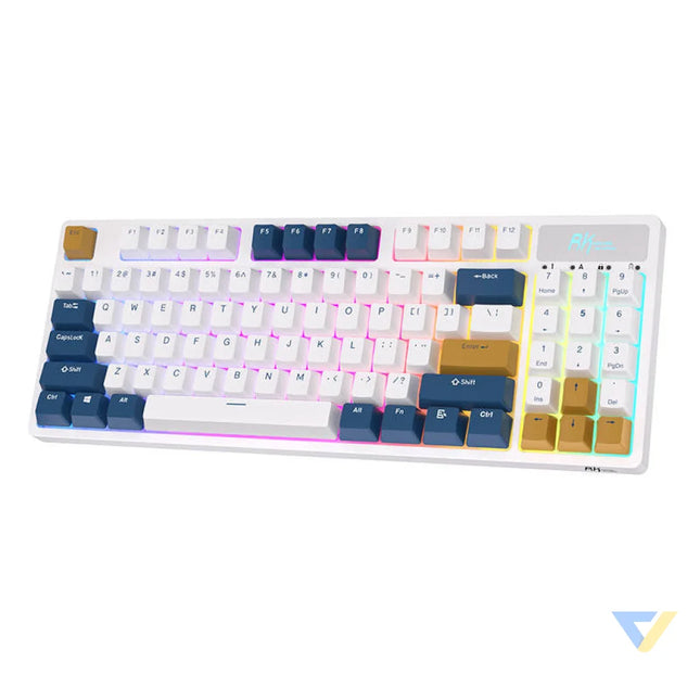 Wireless mechanical keyboard Royal Kludge RK89 RGB Lemon switch (white) Wireless